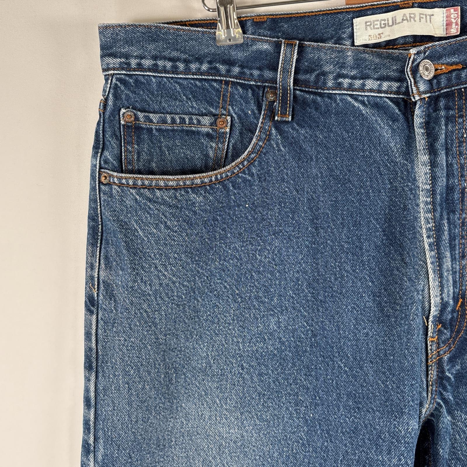 古着 デニムパンツ 505 ストレート ジーパン ジップフライ 大きいサイズ ジーンズ w40 L29 ブルー メンズ 古着 デニムパンツ 505 ストレート ジーパン ジップフライ 大きいサイズ ジーンズ w40 L29 ブルー メンズ