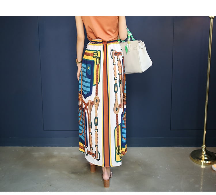 カットソー ブラウス 肩出し ノースリーブ ラウンドネック 丸首 柄 コットン 綿 ポリエステル 韓国 クールビズ 可愛い かわいい 韓国 大人 上品 サマー 夏 春 レディース 女性用 親子