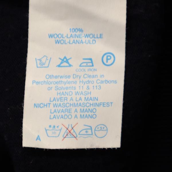 バーバリーズ 英国製 ウール 長袖 セーター 38 ネイビー系 Burberrys ニット レディース バーバリーズ 英国製 ウール 長袖 セーター 38 ネイビー系 Burberrys ニット レディース