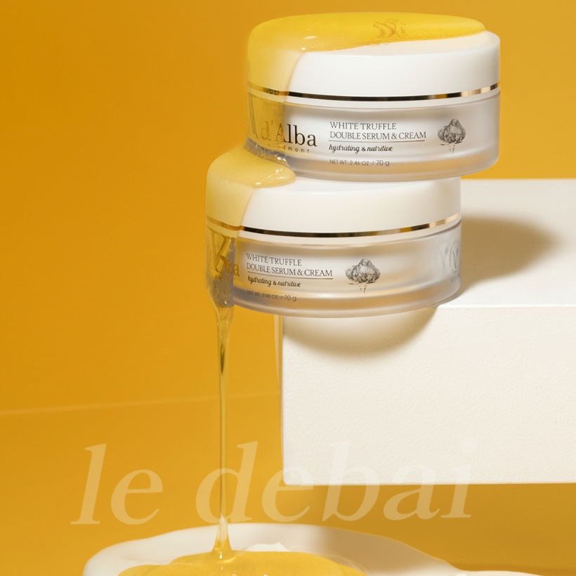 ビーガン ホワイト トリュフ ダブル セラムアンドクリーム 70g (鎮静/弾力/保湿/栄養供給/活力)