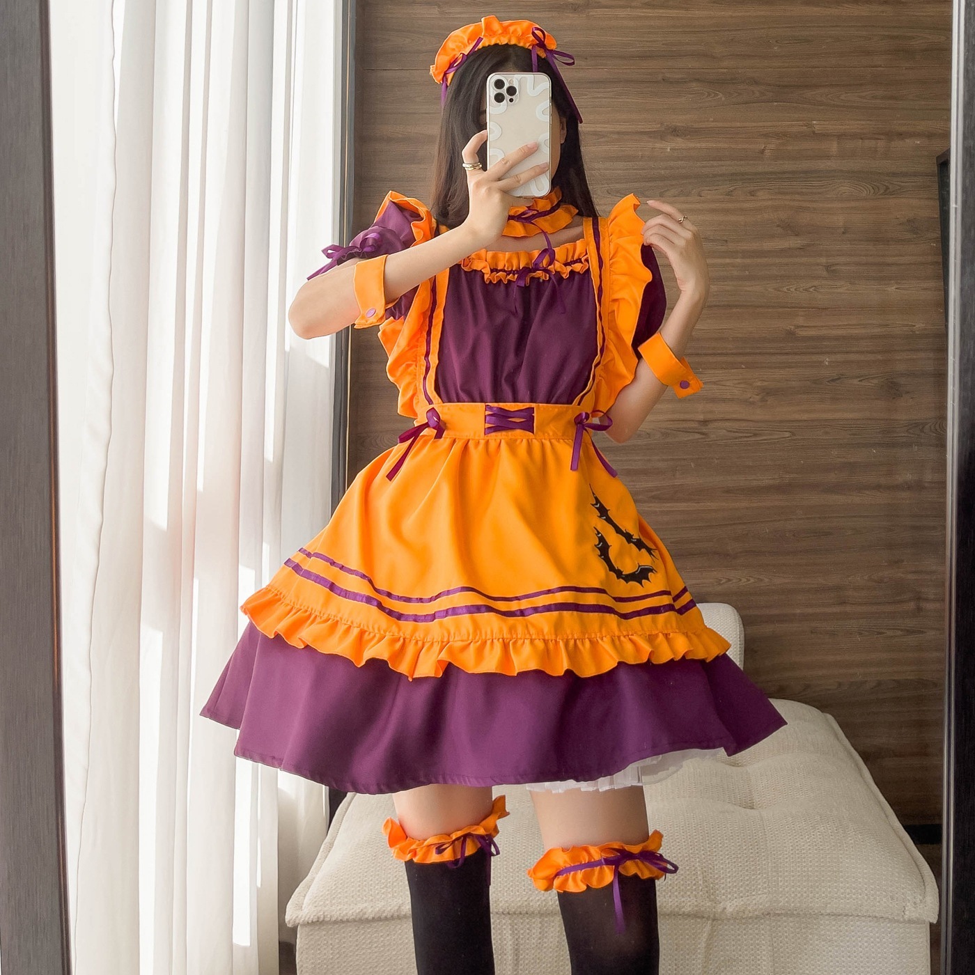 ハロウィーンメイドコスプレメイドレストランメイドアニメ衣装刺繍ハロウィーン衣装 ハロウィーンメイドコスプレメイドレストランメイドアニメ衣装刺繍ハロウィーン衣装
