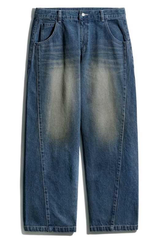 [PERSTEP]★MISTY CURVED DENIM PANTS PERSTEP]☆MISTY CURVED DENIM PANTS
