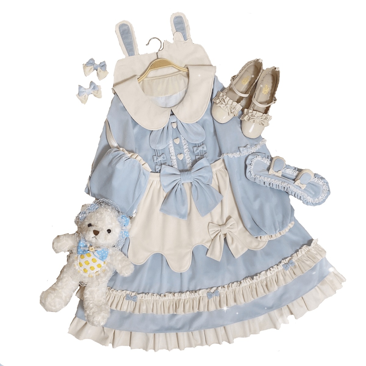 ロリータスカート バニーアイスクリームロリータ 秋冬刺繍 甘くて可愛い ロリータスカート バニーアイスクリームロリータ 秋冬刺繍 甘くて可愛い