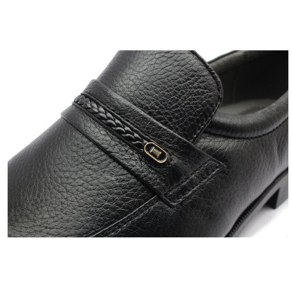 RONRICO 鹿皮 メンズ ビジネスシューズ ディアスキン 日本製 4E TR601 スリッポン 紳士靴 ブラック RONRICO 鹿皮 メンズ ビジネスシューズ ディアスキン 日本製 4E TR601 スリッポン 紳士靴 ブラック