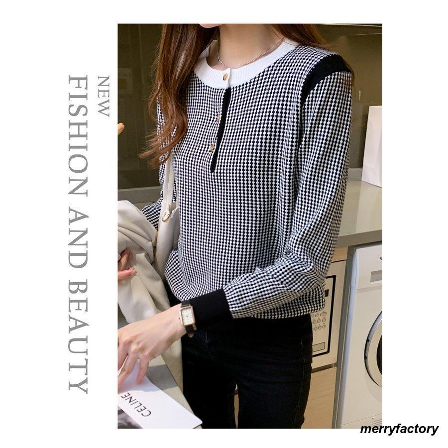 セーター レディース ニットセーター 長袖 ス レディース チェック柄 プルオーバー サマーニット 大きいサイズ 体型カバー お洒落 重ね着