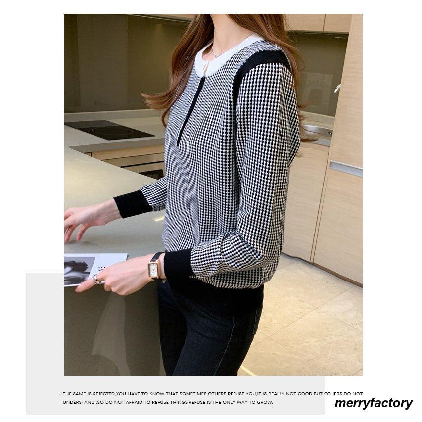 セーター レディース ニットセーター 長袖 ス レディース チェック柄 プルオーバー サマーニット 大きいサイズ 体型カバー お洒落 重ね着