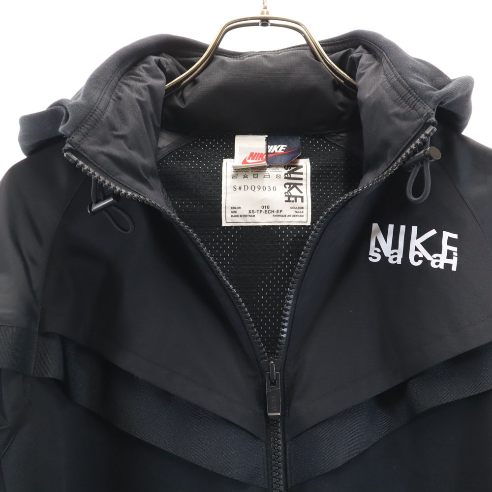 NIKE✖️sacaiフルジップパーカー パンツセット ブラック - メルカリ