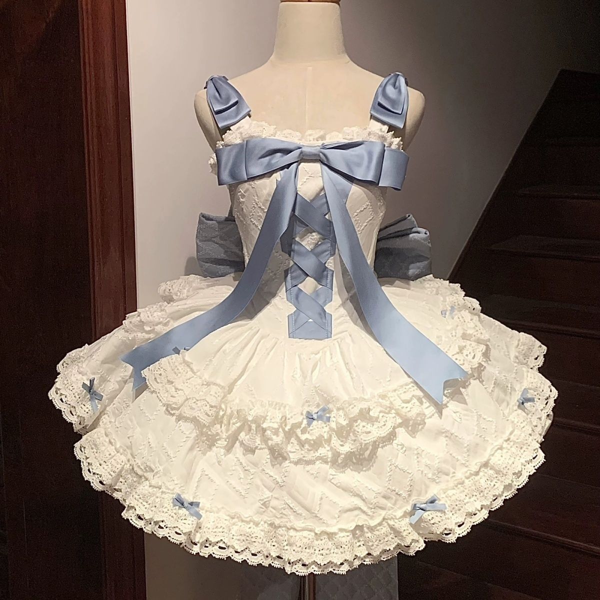 初恋リボン（ワイドリボンバージョン）ロリータスリーピングドリームドレスロリータjkドレス