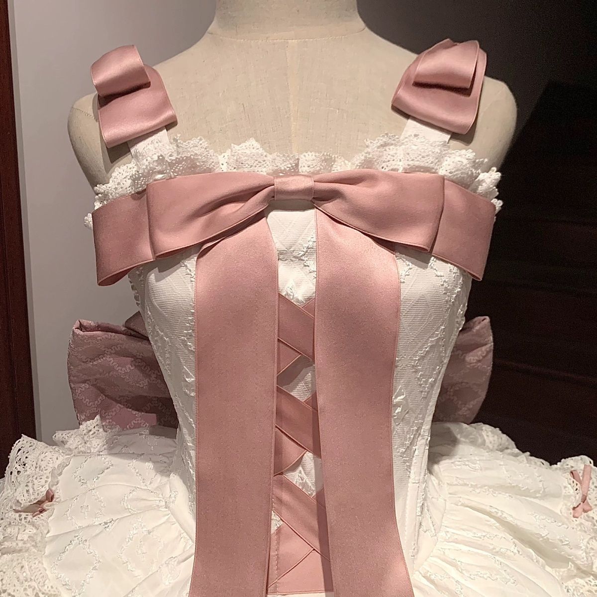 初恋リボン（ワイドリボンバージョン）ロリータスリーピングドリームドレスロリータjkドレス
