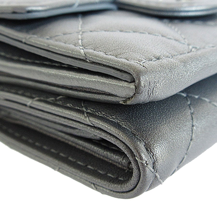 シャネル CHANEL 三つ折り財布 コンパクトウオレット マトラッセ