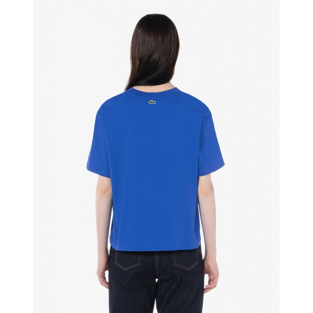 ラコステウィメンズテニスオーバーフィットショートスリーブ T シャツ TF7293-54G IXW