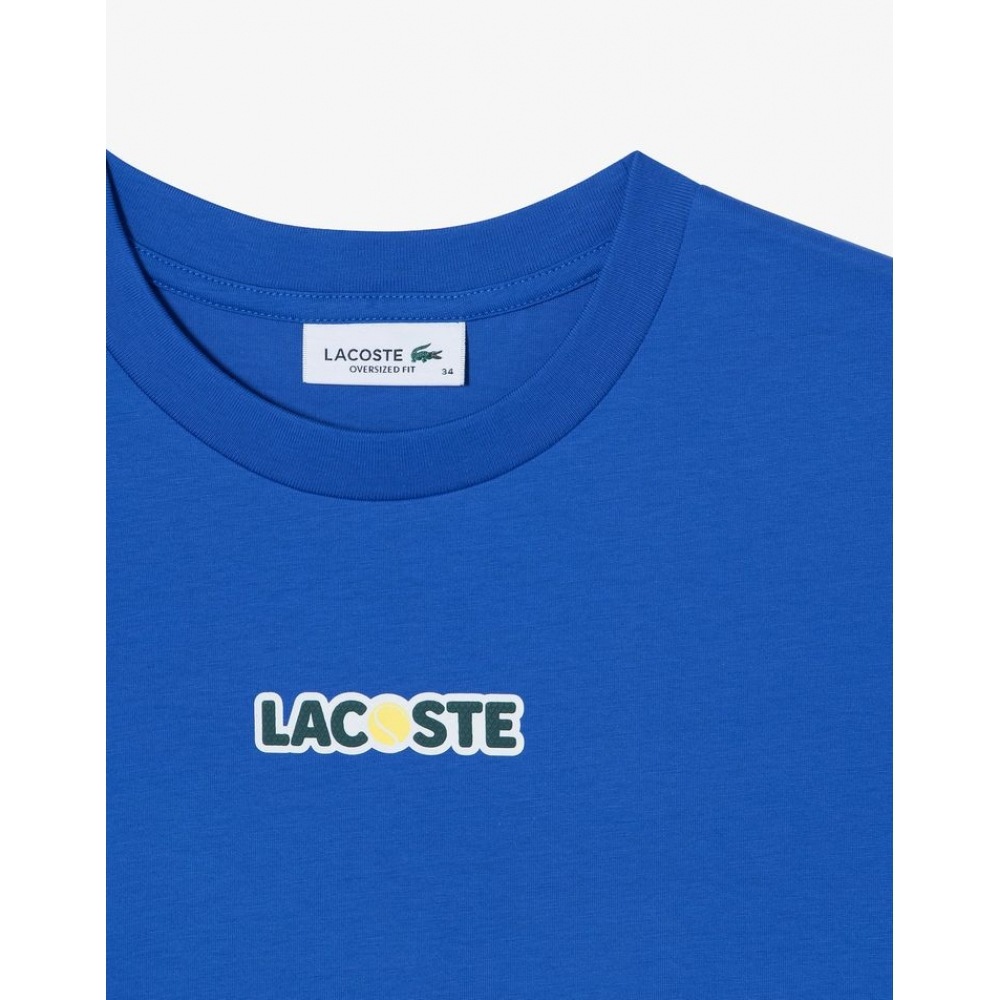 ラコステウィメンズテニスオーバーフィットショートスリーブ T シャツ TF7293-54G IXW