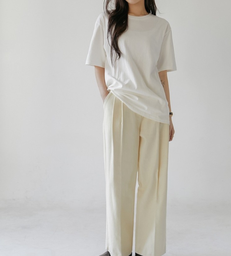 ルーズシャツ ロング丈Tシャツ 6色カラー トップス Tシャツ プルオーバー ビッグT ロング ロング丈 袖あり 半袖 5分袖 Uネック ラウンドネック スリム ルーズシャツ ロング丈Tシャツ 6色カラー トップス Tシャツ プル