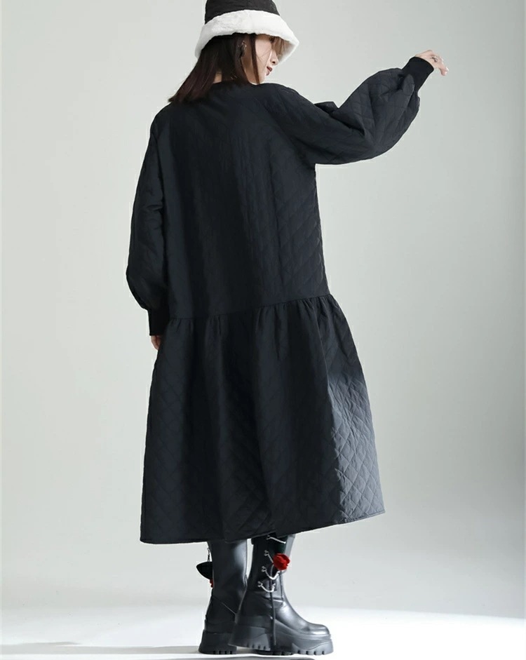 期間限定上質! キルティング ワンピース ロング丈 レディース 冬用服 真冬用 厚手 キルトニット 中綿 ゆったり 長袖 セミフォーマル服 Aライン 大きいフレア 着痩せ ミモレ丈 大きいサイズ Uネ 期間限定上質! キルティング ワンピース ロング丈 レディース 冬用服 真冬用 厚手 キルトニット 中綿 ゆったり 長袖 セミフォーマル服 Aライン 大きいフレア 着痩せ ミモレ丈 大きいサイズ Uネ