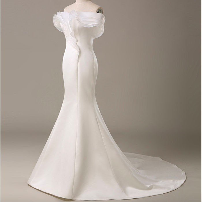 ウェディングドレス マーメイドドレス 白 ロングドレス 花嫁ドレス トレーン パーティードレス オフショルダー 大人気 高級 二次会 ブライダルドレス ウェディングドレス マーメイドドレス 白 ロングドレス 花嫁ドレス トレーン パーティードレス オフショルダー 大人気 高級 二次会 ブライダルドレス