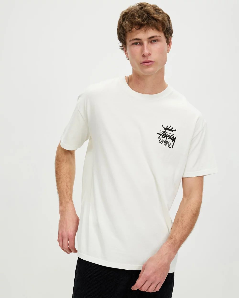 STUSSY Old Skool 50-50 SS Tee Tシャツ ステューシー STUSSY Old Skool 50-50 SS Tee Tシャツ ステューシー