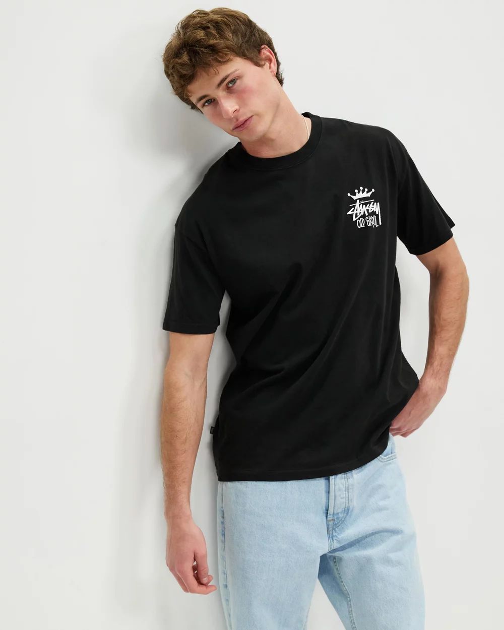STUSSY Old Skool 50-50 SS Tee Tシャツ ステューシー STUSSY Old Skool 50-50 SS Tee Tシャツ ステューシー