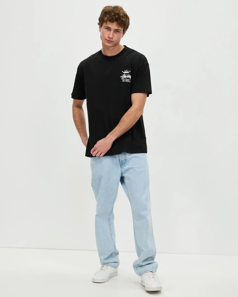 STUSSY Old Skool 50-50 SS Tee Tシャツ ステューシー STUSSY Old Skool 50-50 SS Tee Tシャツ ステューシー