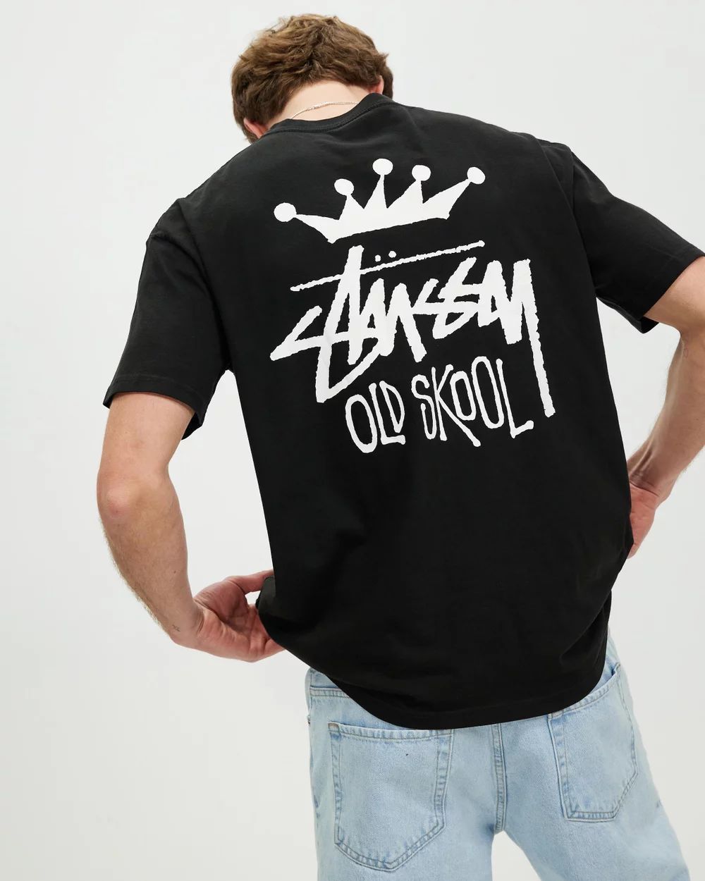 STUSSY Old Skool 50-50 SS Tee Tシャツ ステューシー STUSSY Old Skool 50-50 SS Tee Tシャツ ステューシー