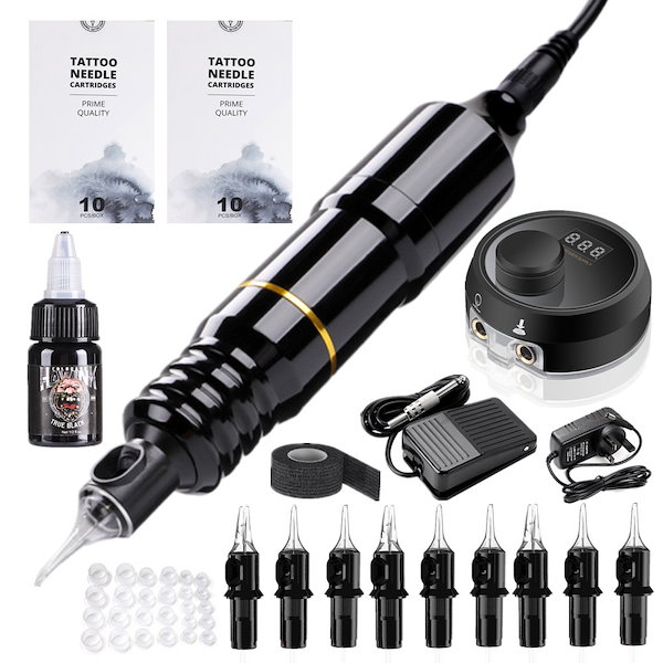 tatooマシーンセット　新品 Amazon | マストタトゥーガンキット、ワイヤレス完全タトゥー