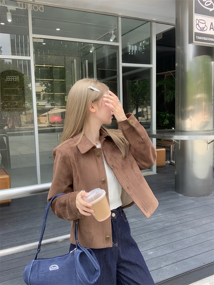 秋冬 長袖 ジャケット かわいい 韓国 スタンドネック アウタートップス 羽織り合成レディースフェイクコーデカジュアルシルエットゆったりファッション系サイズ 色っぽ 女っぽきれいめ大人丈 秋冬 長袖 ジャケット かわいい 韓国 スタンドネック アウタートップス 羽織り合成レディースフェイクコーデカジュアルシルエットゆったりファッション系サイズ 色っぽ 女っぽきれいめ大人丈