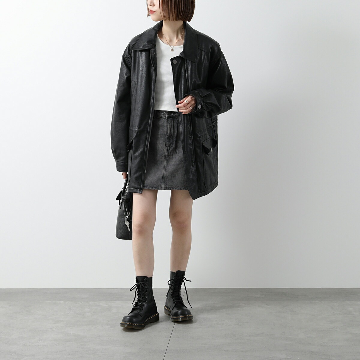 MM6 × Dr.Martens エムエムシックス メゾンマルジェラ ドクターマーチン コラボ ブーツ 1490 TWIST S66WU0126 P8030 レ