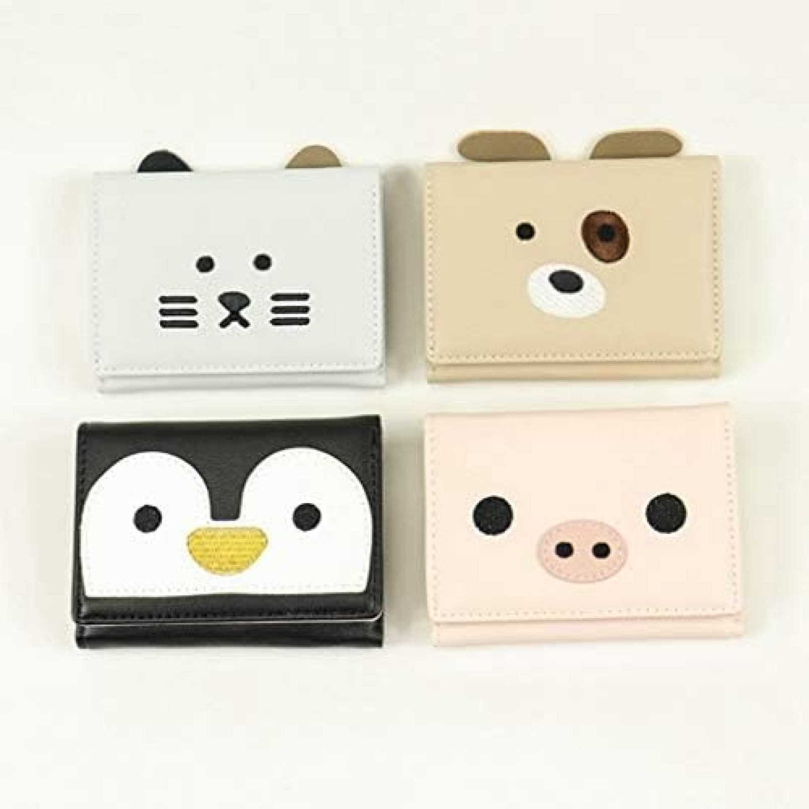 【20%OFFクーポン】財布 レディース ミニ 豚 三つ折り お札/カード入れ 手のひらサイズ かわいい おしゃれ 多機能 大容量 極小財布 金運アップ 軽量 コンパクト ウォレット 開運財布 短財布