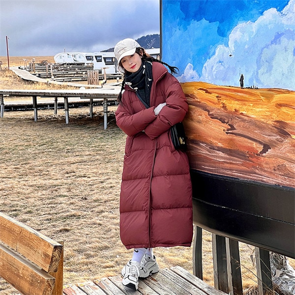 中綿コート レディース 秋冬 防寒 ロングコート アウター ベンチコート 冬服 オーバーサイズ 大きめ ゆったり感 ポケット付き フード付き 撥水 厚手 おしゃれ あ 高品質中綿コート 2色！中綿ジャケット レディース 秋冬 防寒 大人