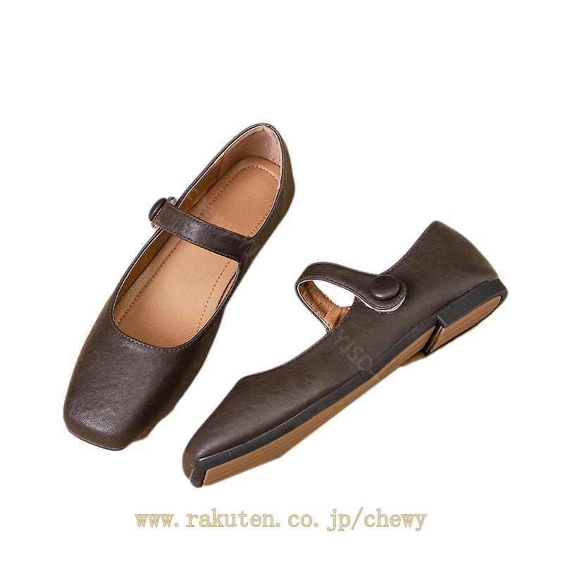 500円OFFクーポン パンプス ストラップ ローヒール 春 夏 バレエシューズ 痛くない ぺたんこ レディース パンプス 歩きやすい 靴 スクエアトゥ おしゃれ 可愛い 結婚式 お呼ばれ フラット