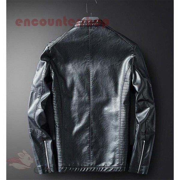 メンズ ライダース 大 コートブルゾン 革ジャン 裏起毛 裏ボア 厚手 バイク用 大きいサイズあり 冬物 ライダース 大 メンズ コートジャケット ブルゾン 革ジャン 裏起毛 裏