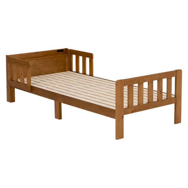 ベッドガード付きシングルベッド ロングサイズ すのこベッド 宮棚 コンセント 敷布団 OK 耐荷重200kg ベッド下収納 フレーム単品 ベッドガード付きシングルベッド ロングサイズ すのこベッド 宮棚 コンセント 敷布団 OK 耐荷重200kg ベッド下収納 フレーム単品