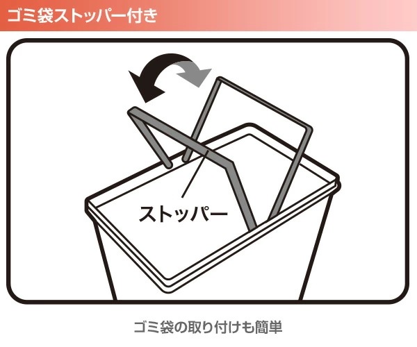積み重ねゴミ箱 スリム 30L 2個組