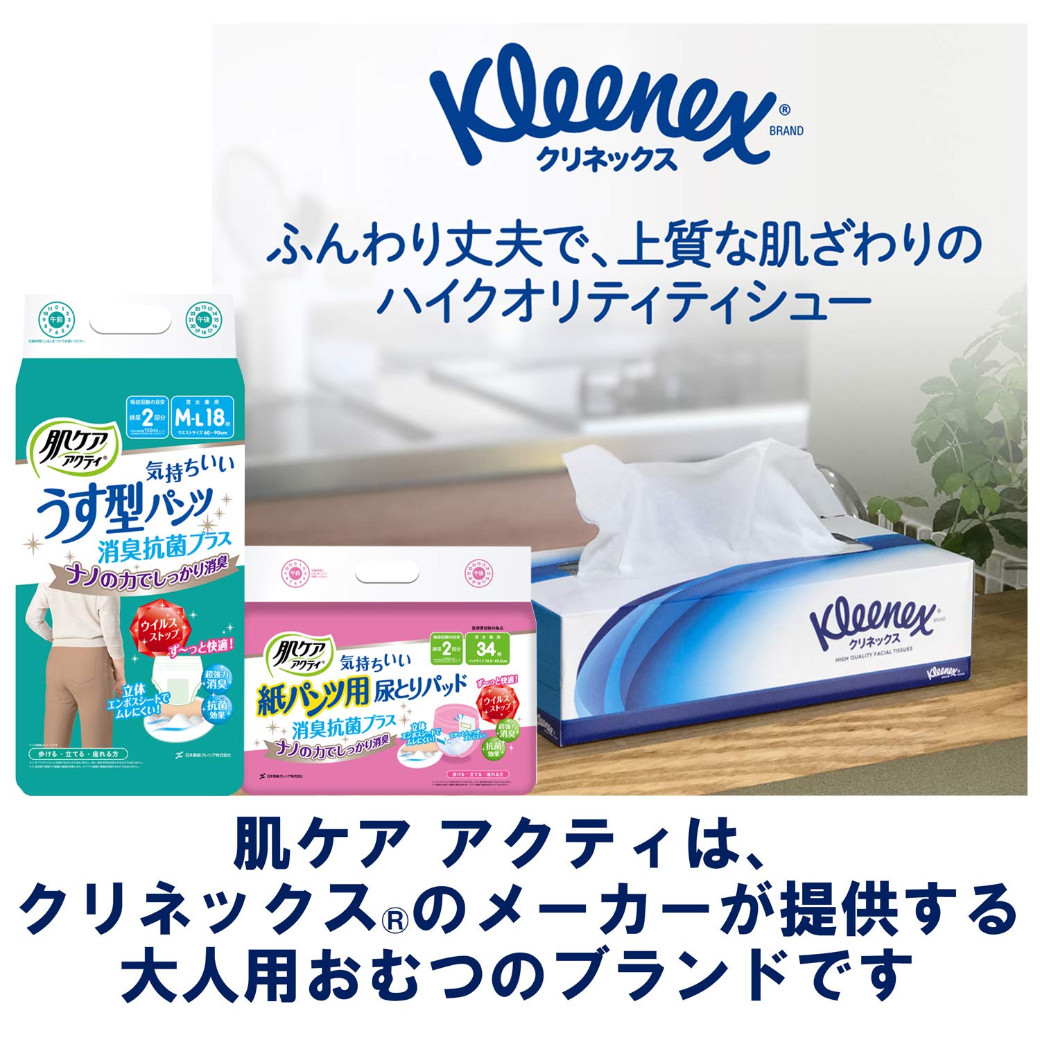 【ケース販売】 肌ケア アクティ 大人用おむつ テープタイプ用 尿とりパッド 6回分吸収 27枚 ×6パック入り