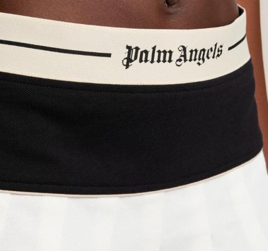 PALM ANGELS Women Clothing PWCC095S26FAB001 0310 OFF WHITE BLACK_4