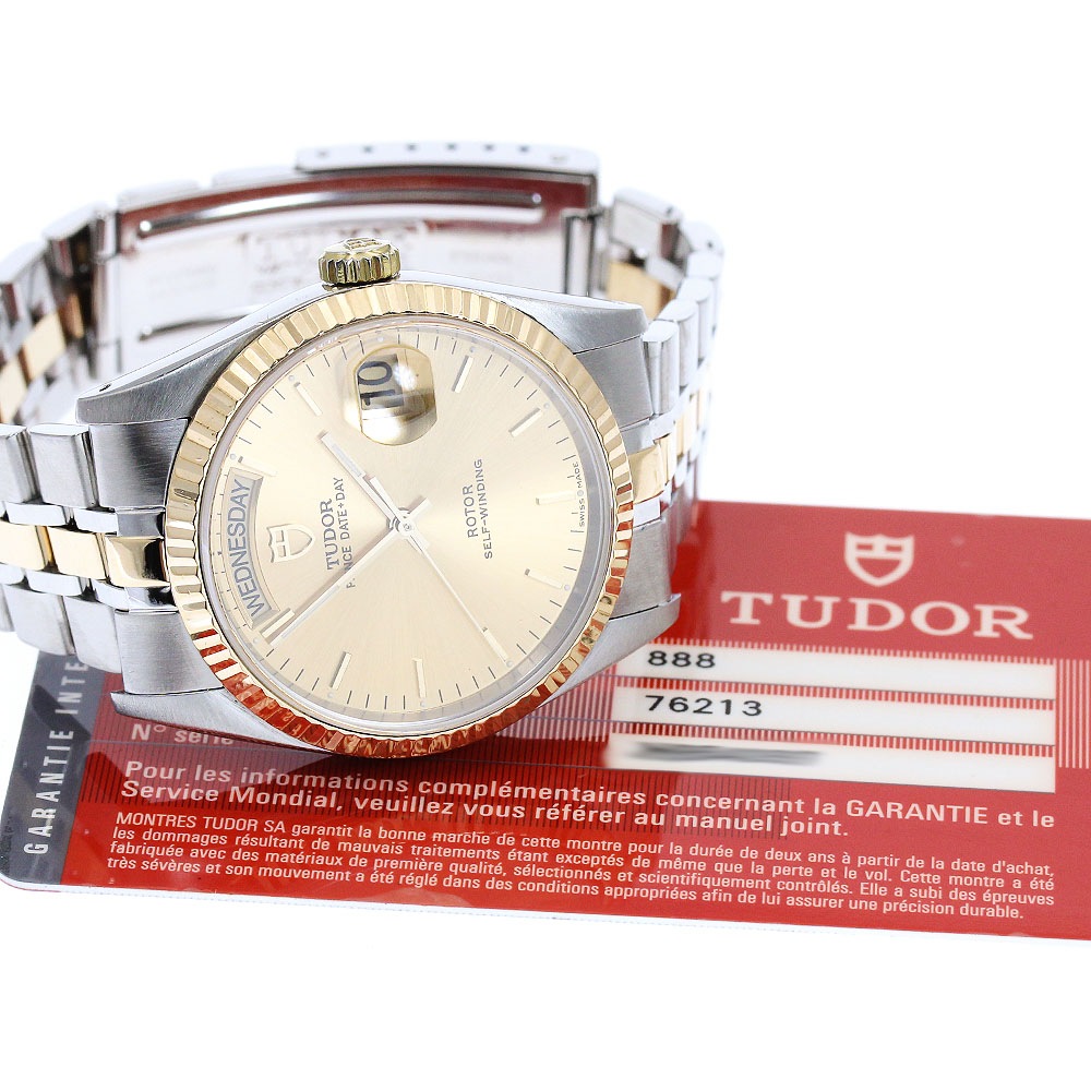 チュードル TUDOR 76213 プリンス デイトデイ 自動巻き メンズ 保証書付き_899039【中古】 チュードル TUDOR 76213 プリンス デイトデイ 自動巻き メンズ 保証書付き_899039【中古】
