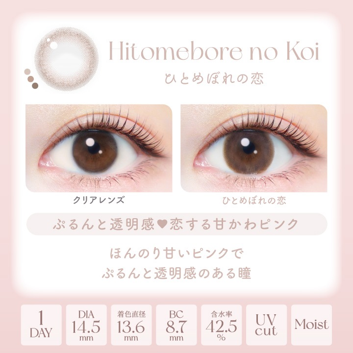 【2箱40枚入】カラコン 1day エバーカラーワンデー ナチュラル 新木優子 度あり 度なし DIA 14.5mm パールベージュ ひとめぼれの恋 くぎづけの心 ナチュラルブラウン