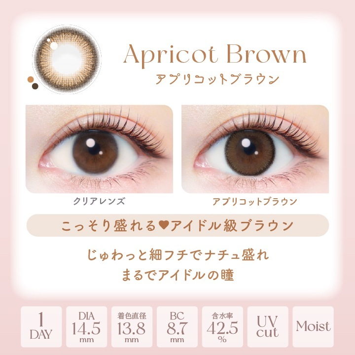 【2箱40枚入】カラコン 1day エバーカラーワンデー ナチュラル 新木優子 度あり 度なし DIA 14.5mm パールベージュ ひとめぼれの恋 くぎづけの心 ナチュラルブラウン