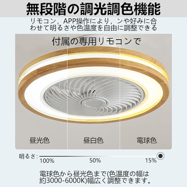 Qoo10] シーリングファンライト LED 扇風機