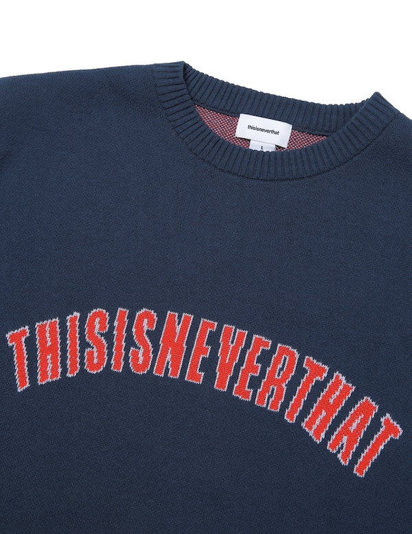 thisisneverthat 3-7日お届け/ ARC-Logo Jacquard Sweater BTSジョングク着用