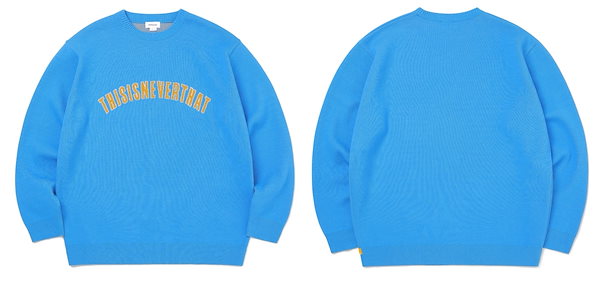 thisisneverthat 3-7日お届け/ ARC-Logo Jacquard Sweater BTSジョングク着用