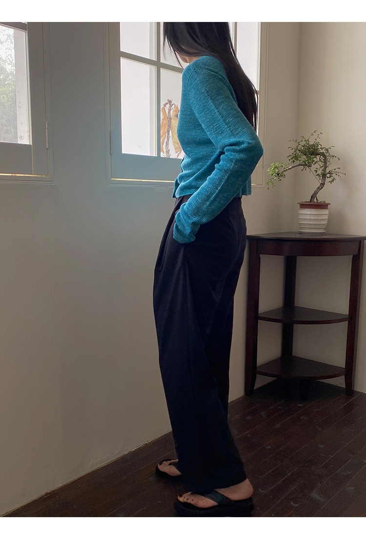 春 新品 ニット 韓国ファッション レディース 長袖カットソー 可愛い 3色