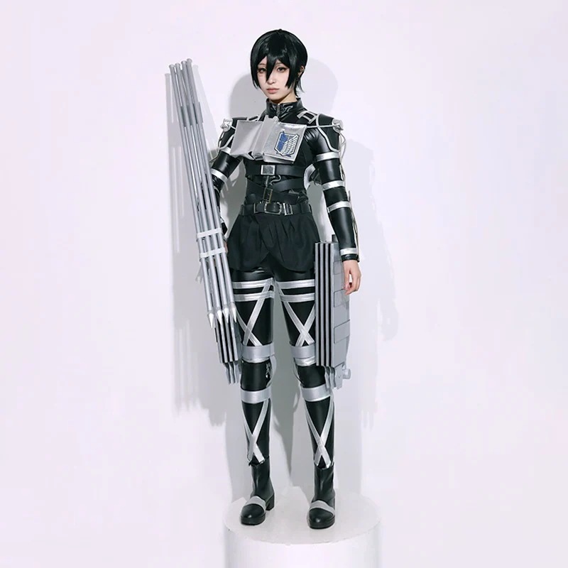 進撃の巨人 調査兵団 コスプレ セットアップ エレン ミカサ Attack on Titan 三笠 進撃の巨人 調査兵団 コスプレ セットアップ エレン ミカサ Attack on Titan 三笠