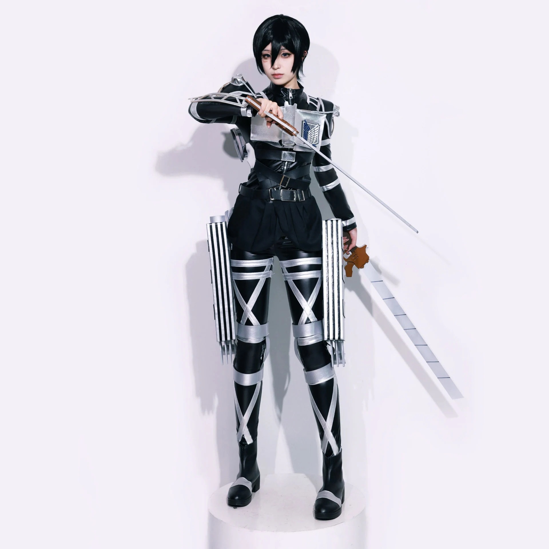 進撃の巨人 調査兵団 コスプレ セットアップ エレン ミカサ Attack on Titan 三笠 進撃の巨人 調査兵団 コスプレ セットアップ エレン ミカサ Attack on Titan 三笠