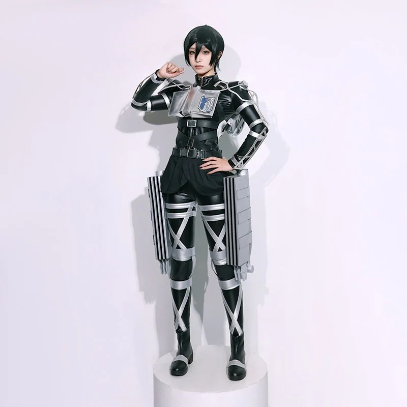 進撃の巨人 調査兵団 コスプレ セットアップ エレン ミカサ Attack on Titan 三笠 進撃の巨人 調査兵団 コスプレ セットアップ エレン ミカサ Attack on Titan 三笠