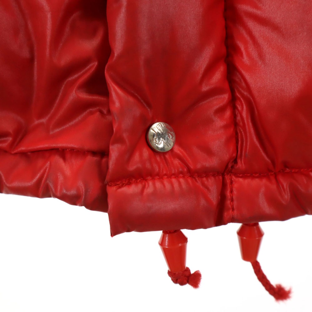 80s 90s フランス製 オールド アシックス ダウンジャケット S レッド メンズ 古着 80s 90s フランス製 オールド アシックス ダウンジャケット S レッド メンズ 古着