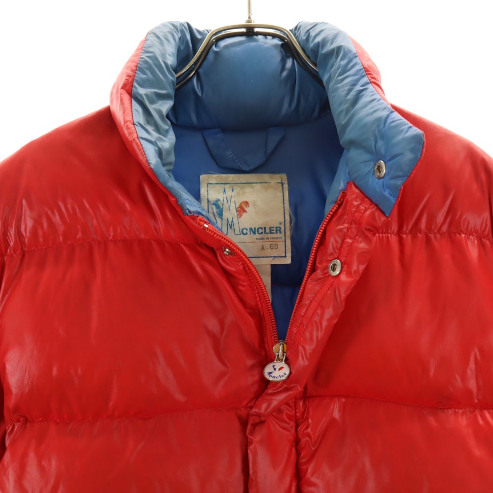 80s 90s フランス製 オールド アシックス ダウンジャケット S レッド メンズ 古着 80s 90s フランス製 オールド アシックス ダウンジャケット S レッド メンズ 古着