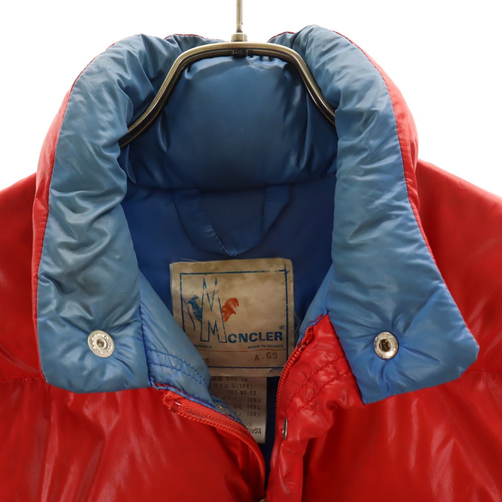 80s 90s フランス製 オールド アシックス ダウンジャケット S レッド メンズ 古着 80s 90s フランス製 オールド アシックス ダウンジャケット S レッド メンズ 古着