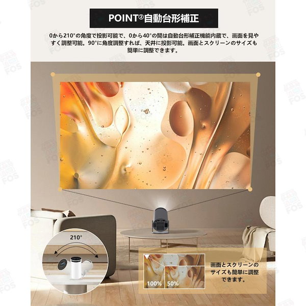 ♥大特価✨️プロジェクター 高輝度20000lm 大画面 4K ホームシアター