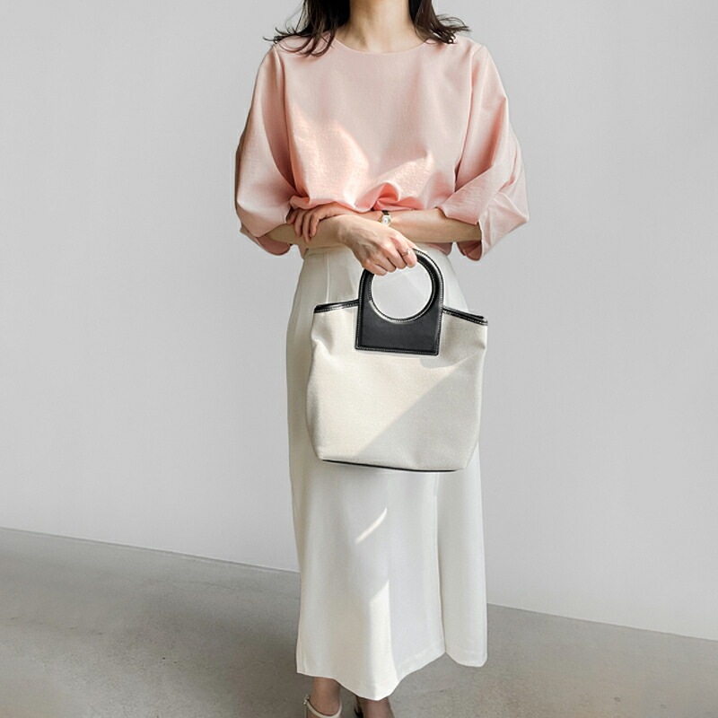 【OUTLET！クーポンで2,192円】 ブラウス ボリューム袖 レディース 半袖 シフォン トップス ボリュームスリーブ バルーン袖 オフィスカジュアル オフィス カジュアル きれいめ 涼しい 薄手