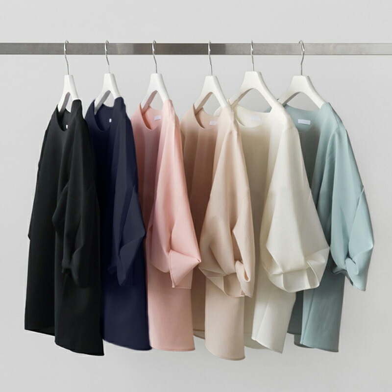 【OUTLET！クーポンで2,192円】 ブラウス ボリューム袖 レディース 半袖 シフォン トップス ボリュームスリーブ バルーン袖 オフィスカジュアル オフィス カジュアル きれいめ 涼しい 薄手